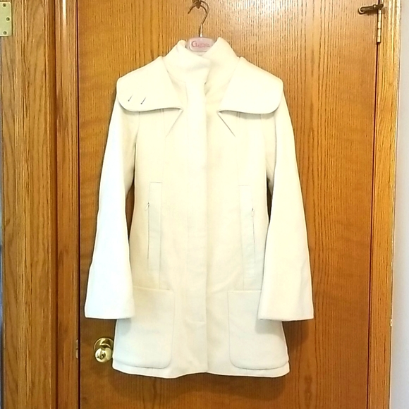 Mackage cream wool and cashmere coat